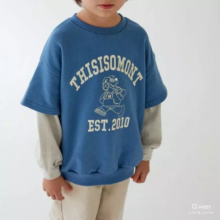 O Wen - Korean Children Fashion - #childofig - Layered Sweatshirt - 6