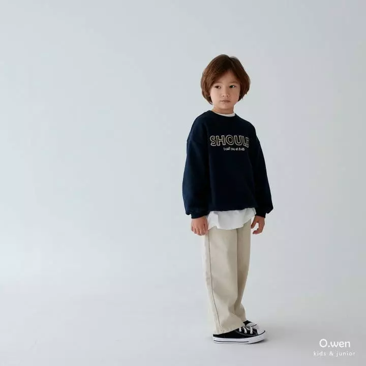 O Wen - Korean Children Fashion - #childofig - Sude Sweatshirt - 11