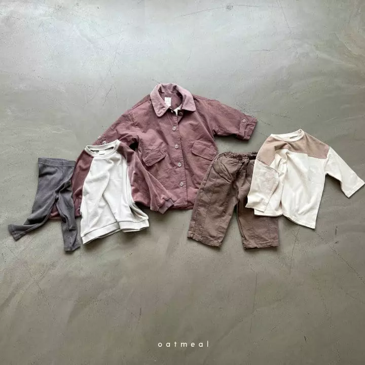 Oatmeal - Korean Children Fashion - #discoveringself - Play Single Coat - 7