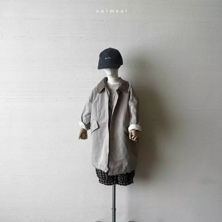 Oatmeal - Korean Children Fashion - #kidsshorts - Play Single Coat - 9
