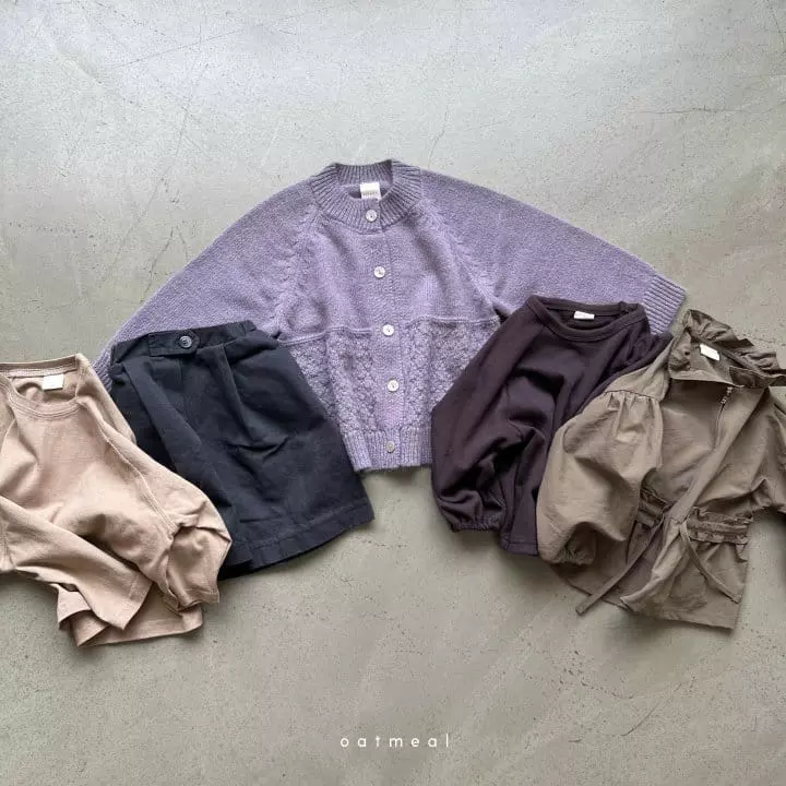 Oatmeal - Korean Children Fashion - #kidsshorts - Meie Frill Jacket - 8
