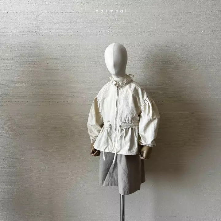 Oatmeal - Korean Children Fashion - #kidzfashiontrend - Meie Frill Jacket - 10