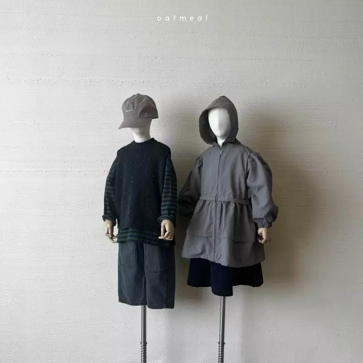 Oatmeal - Korean Children Fashion - #magicofchildhood - Marine Jeans - 10