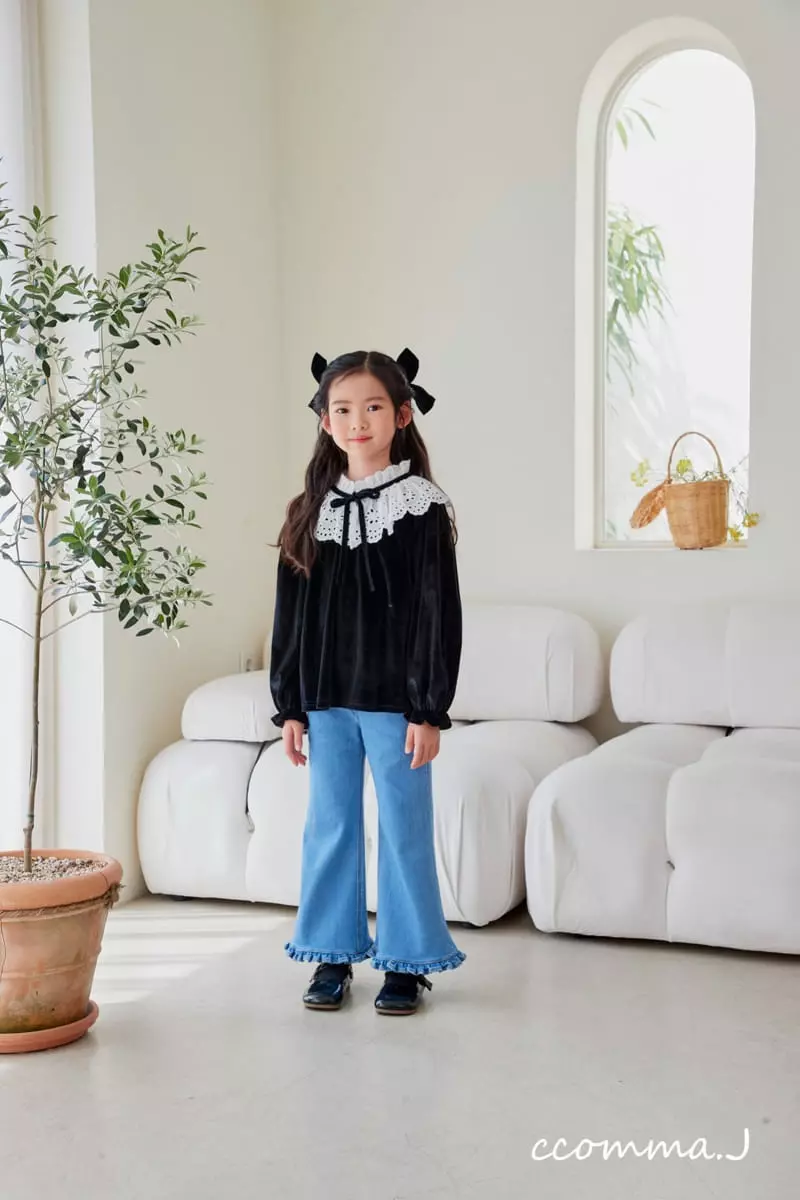 Oda - Korean Children Fashion - #minifashionista - Black Berry Blouse - 5