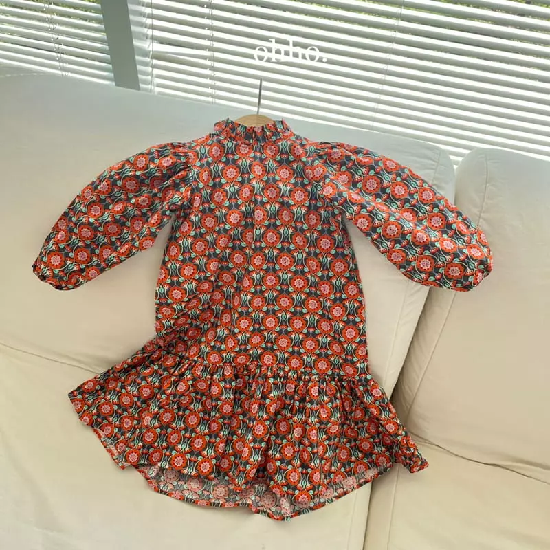 Ohho - Korean Children Fashion - #Kfashion4kids - Fran One-piece - 7