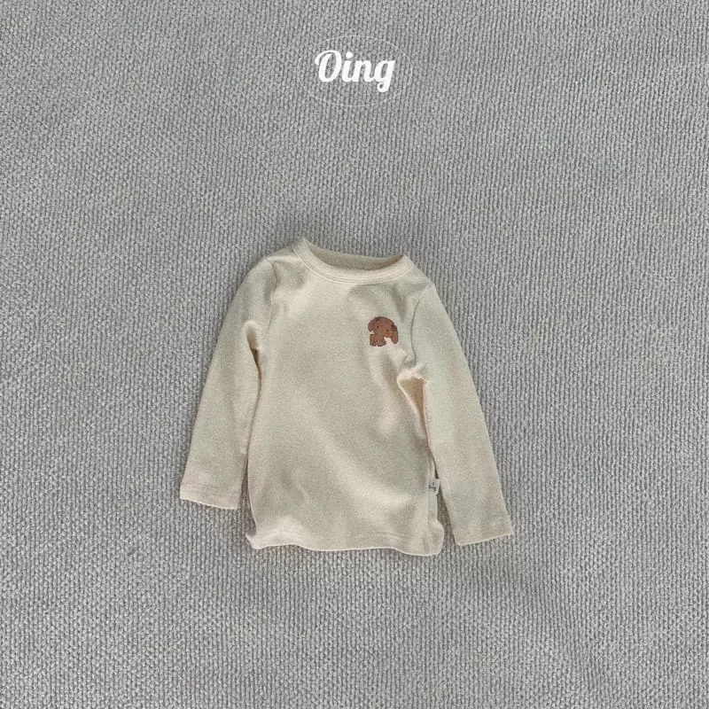 Oing - Korean Children Fashion - #Kfashion4kids - Puppy Top Bottom SEt - 10