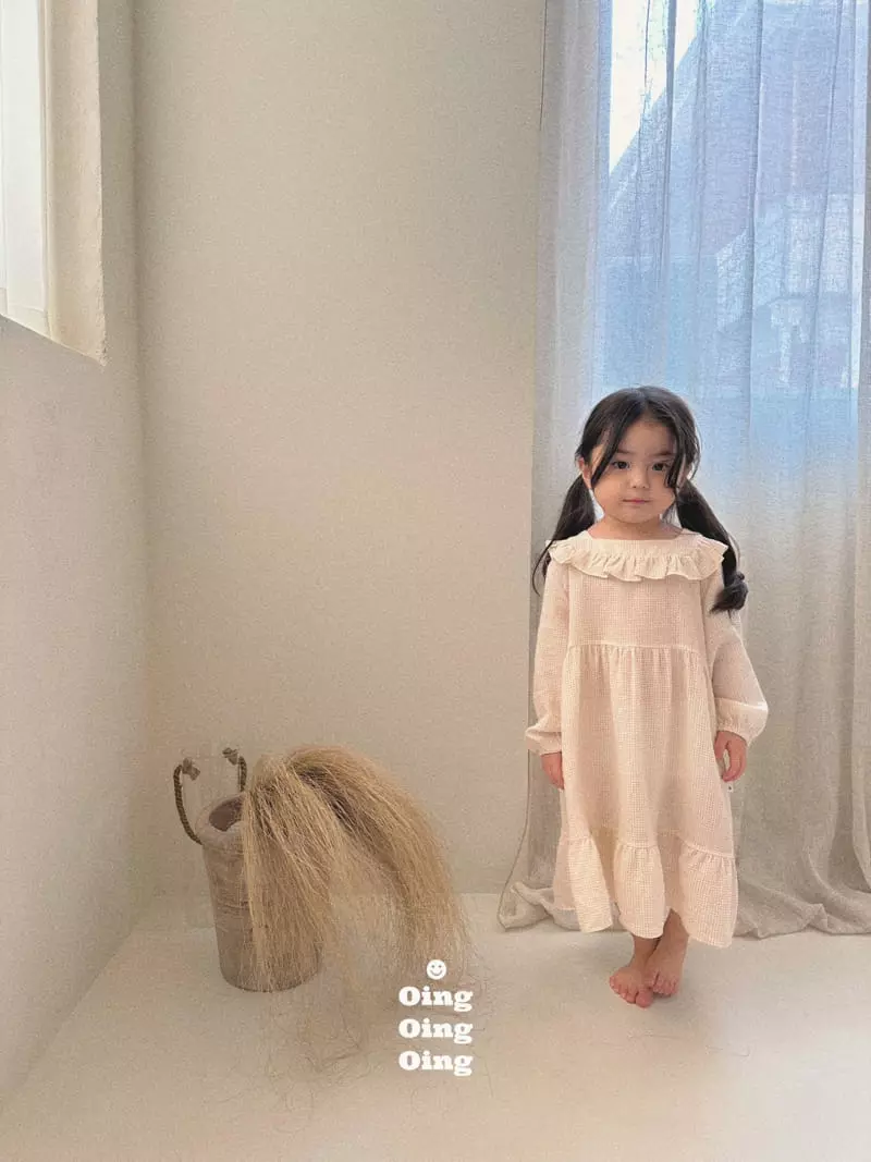 Oing - Korean Children Fashion - #kidzfashiontrend - Zan Frill One-piece - 7
