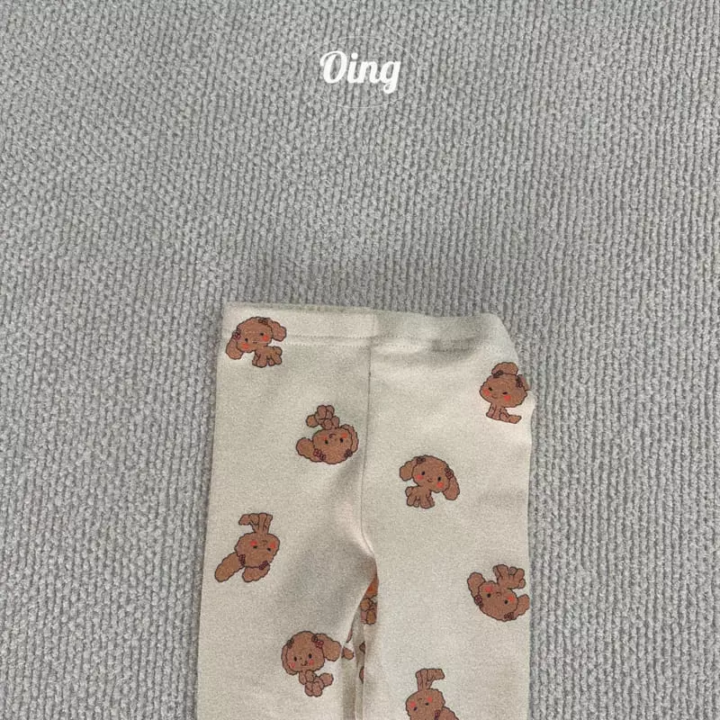 Oing - Korean Children Fashion - #littlefashionista - Puppy Top Bottom SEt - 11