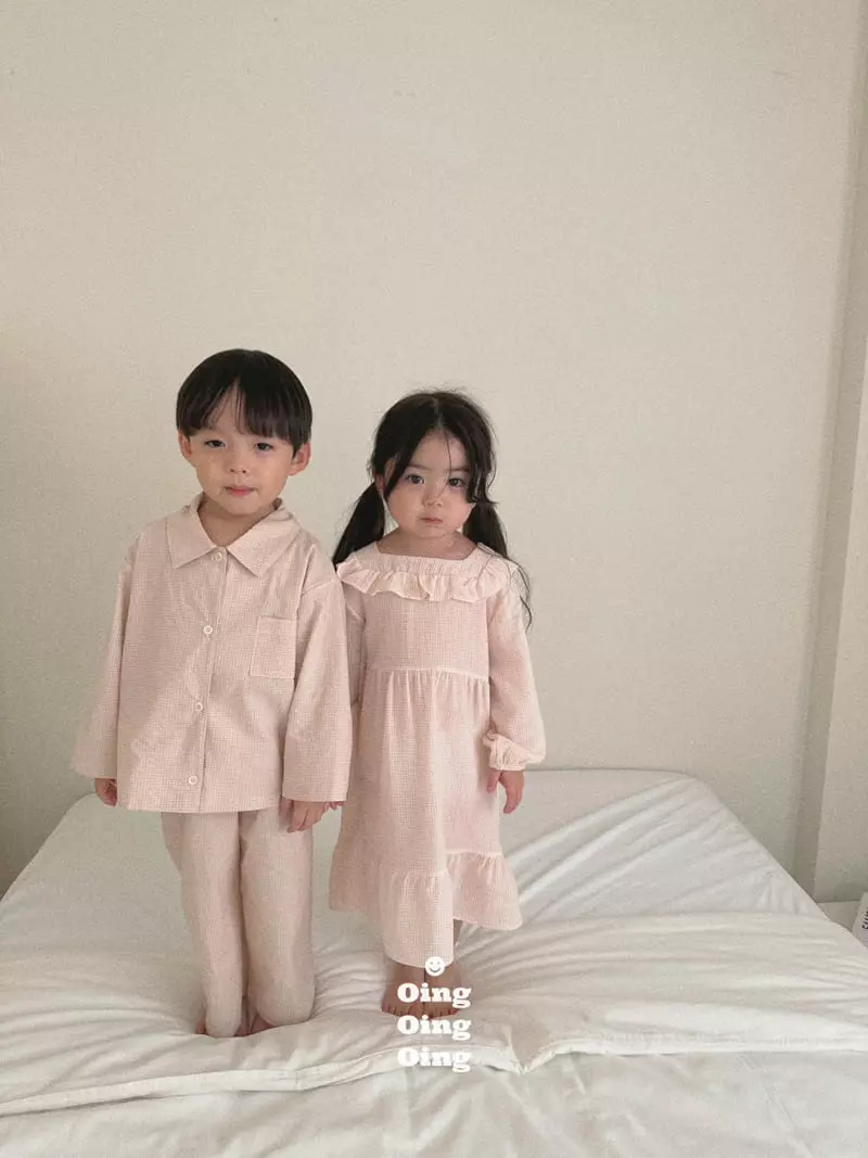 Oing - Korean Children Fashion - #littlefashionista - Zan Pajama Top Bottom Set - 8