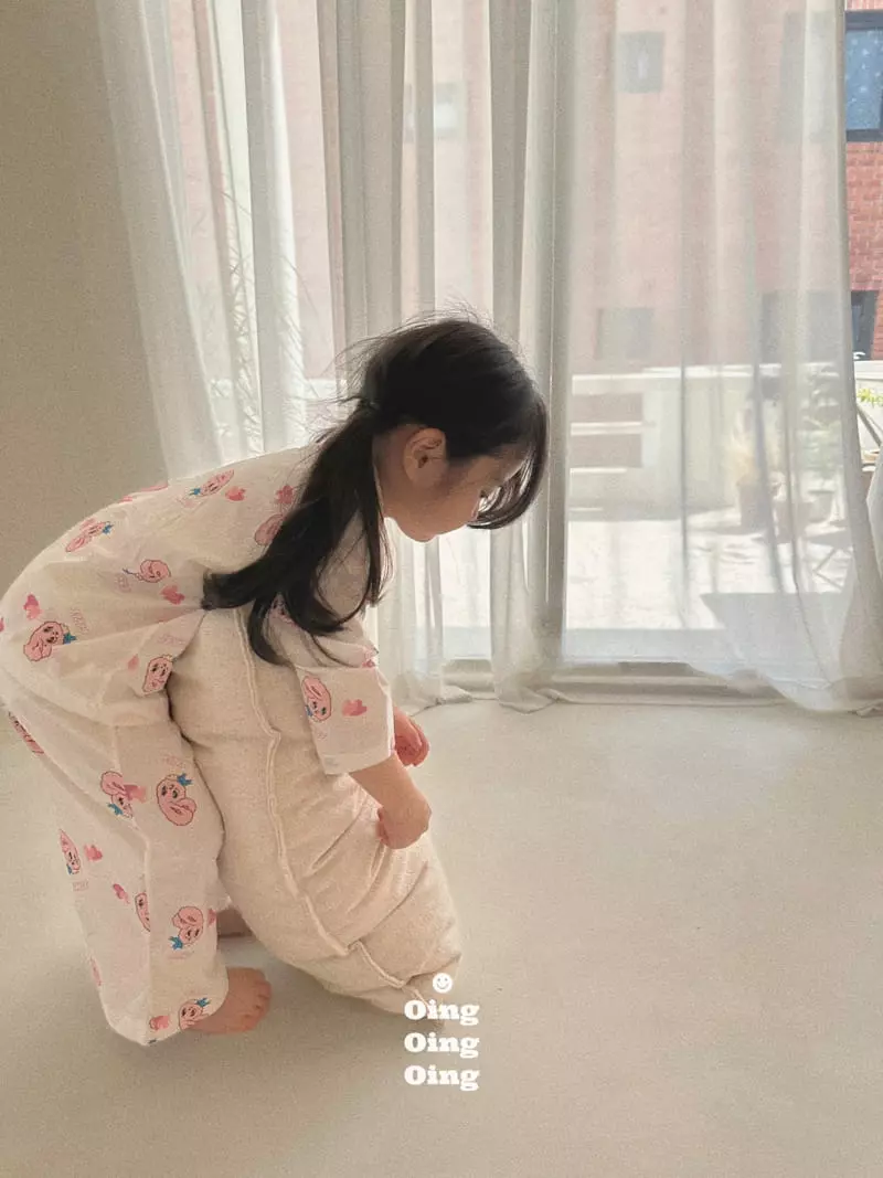 Oing - Korean Children Fashion - #stylishchildhood - Sugar Ring Pajama Set - 11