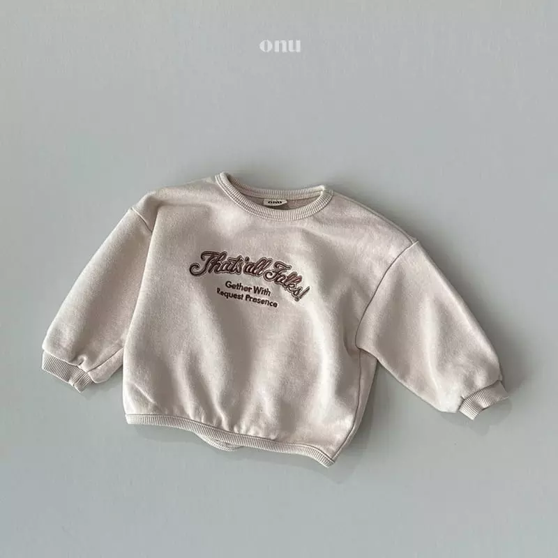 Onu - Korean Children Fashion - #Kfashion4kids - Embroidery Sweatshirt - 2