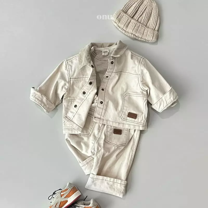 Onu - Korean Children Fashion - #childofig - Stitch Jacket - 10