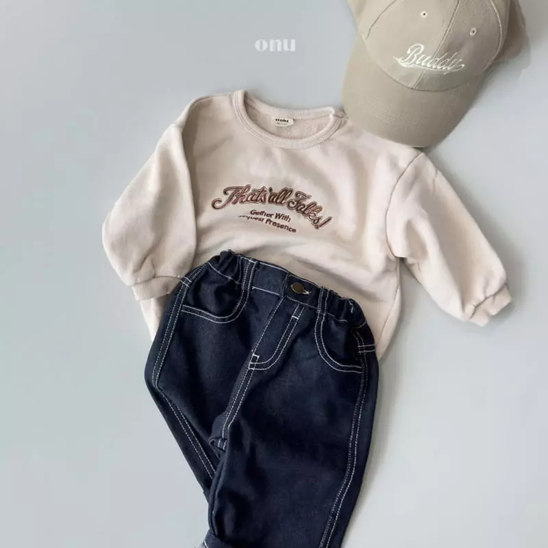 Onu - Korean Children Fashion - #childrensboutique - Stitch Pants - 12