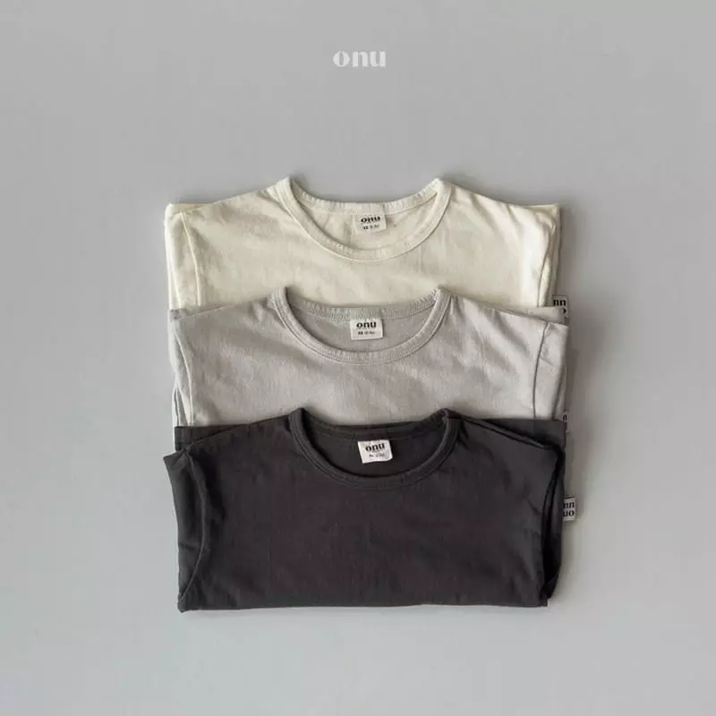 Onu - Korean Children Fashion - #childrensboutique - Muzi Piping Tee - 2