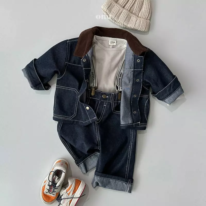 Onu - Korean Children Fashion - #kidsstore - Muzi Piping Tee - 7