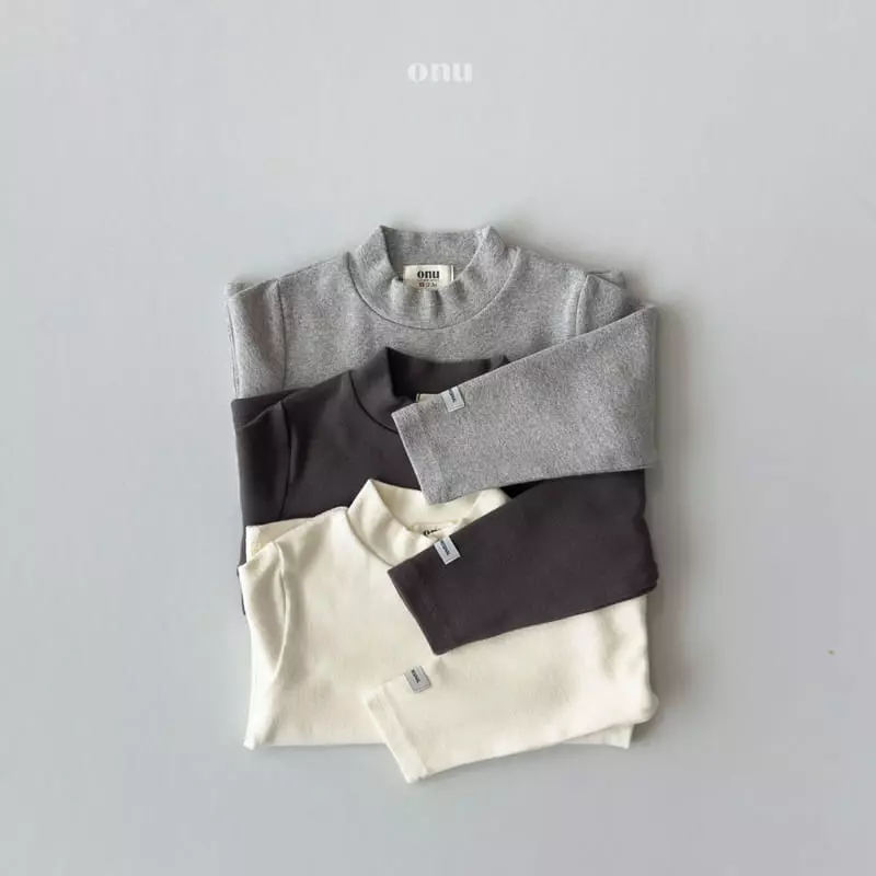 Onu - Korean Children Fashion - #littlefashionista - Half Turtleneck Tee - 6