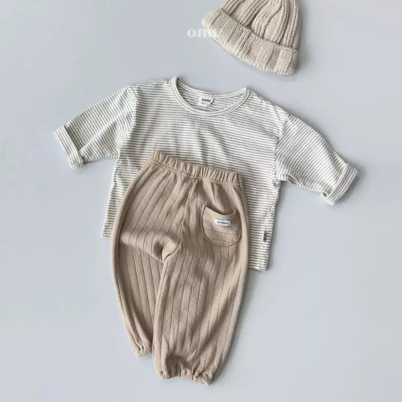 Onu - Korean Children Fashion - #magicofchildhood - Stripes Piping Tee - 12