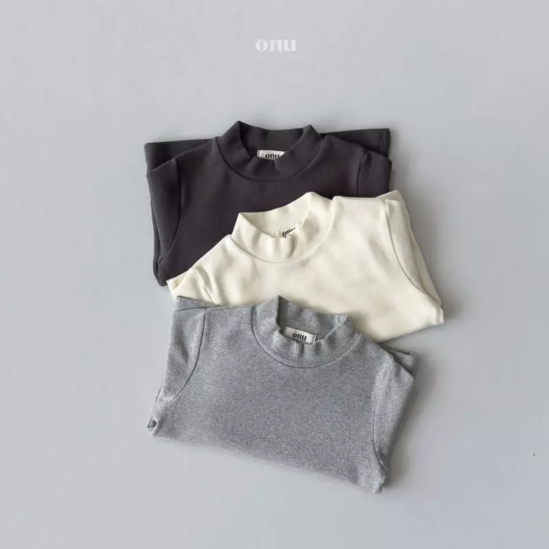 Onu - Korean Children Fashion - #magicofchildhood - Half Turtleneck Tee - 7