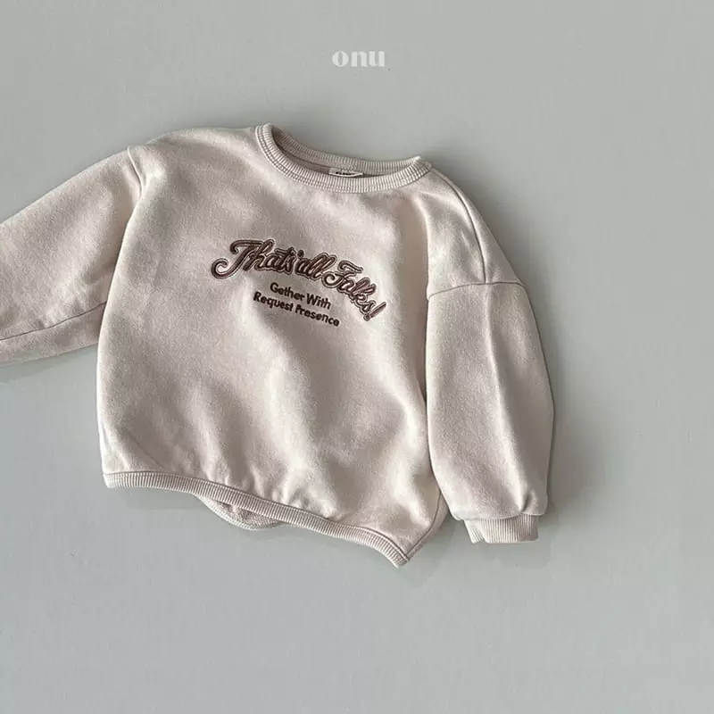 Onu - Korean Children Fashion - #minifashionista - Embroidery Sweatshirt - 5