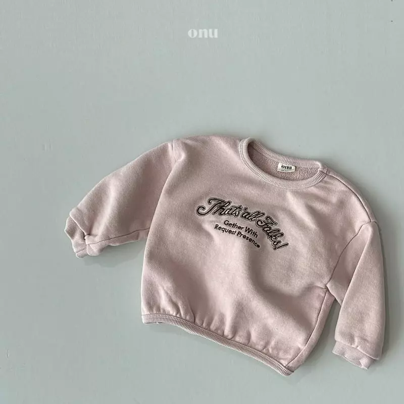 Onu - Korean Children Fashion - #prettylittlegirls - Embroidery Sweatshirt - 6
