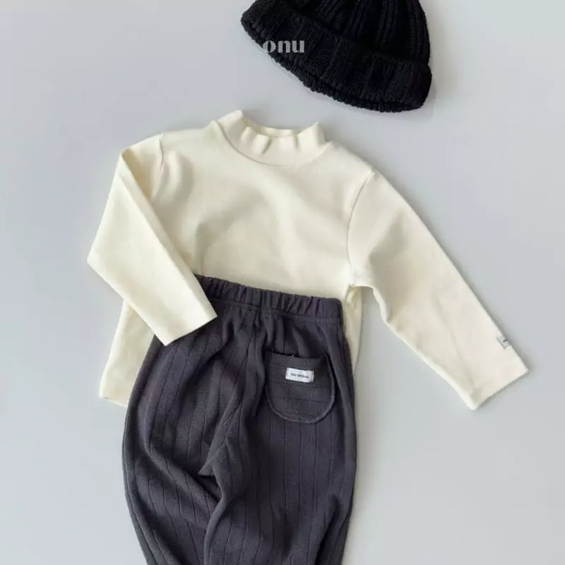 Onu - Korean Children Fashion - #todddlerfashion - Half Turtleneck Tee - 10
