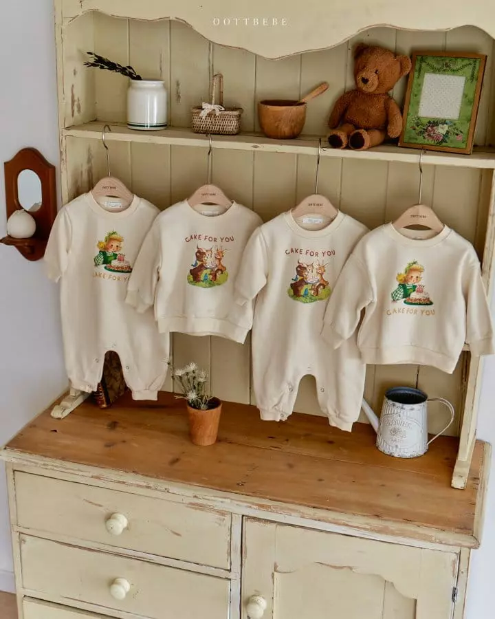 Oott Bebe - Korean Baby Fashion - #babyboutique - Cake Bodysuit - 11