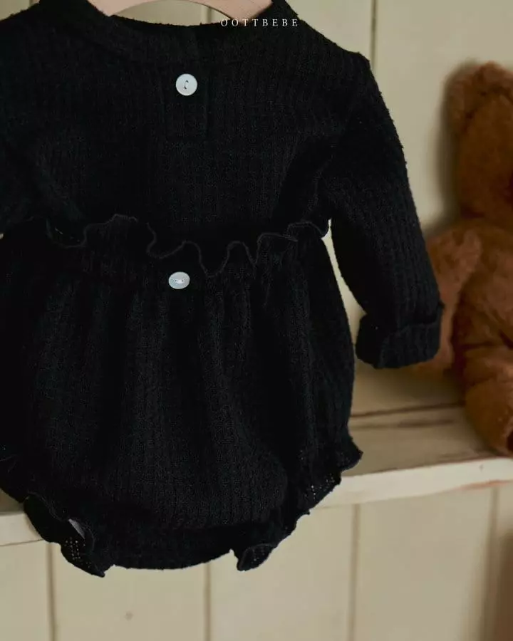 Oott Bebe - Korean Baby Fashion - #babyboutique - Waffle Bloomer Set - 9