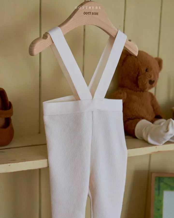 Oott Bebe - Korean Baby Fashion - #babyclothing - Soft Dungarees Leggings - 7