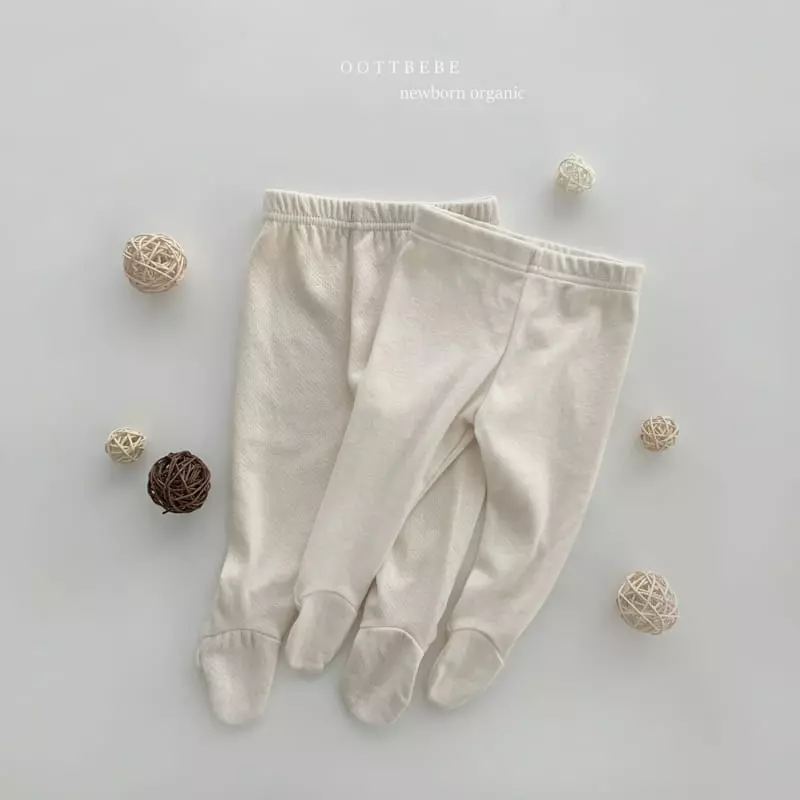 Oott Bebe - Korean Baby Fashion - #babyfashion - Organic Foot Leggings Mesh - 11