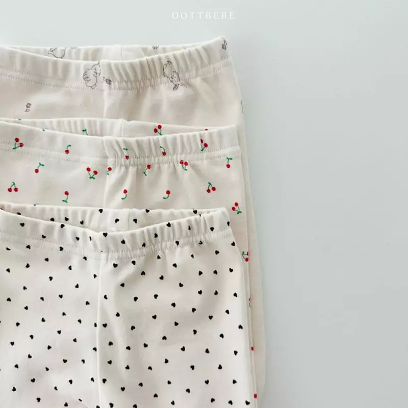 Oott Bebe - Korean Baby Fashion - #babyclothing - Rabbit Foot Leggings - 4