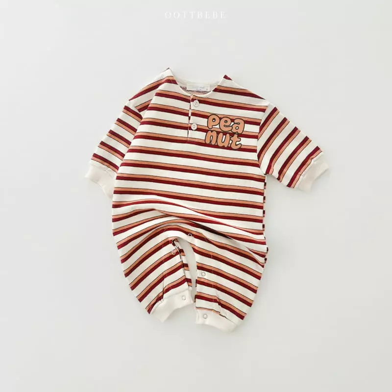 Oott Bebe - Korean Baby Fashion - #babyfashion - Peanut Bodysuit - 2