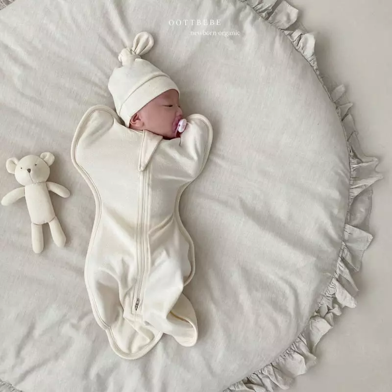 Oott Bebe - Korean Baby Fashion - #babygirlfashion - Organic Butterfly Wrap Mesh - 9