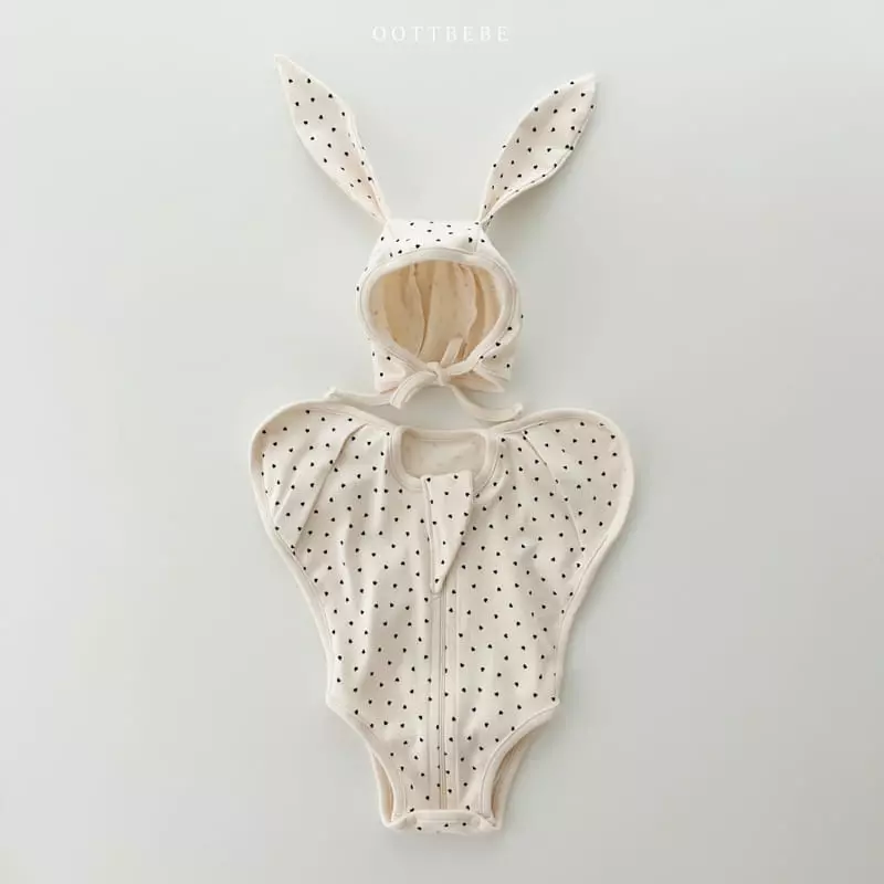 Oott Bebe - Korean Baby Fashion - #babygirlfashion - Rabbit Bodysuit - 5