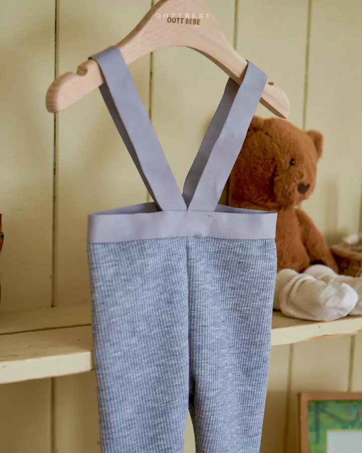 Oott Bebe - Korean Baby Fashion - #babylifestyle - Soft Dungarees Leggings - 11