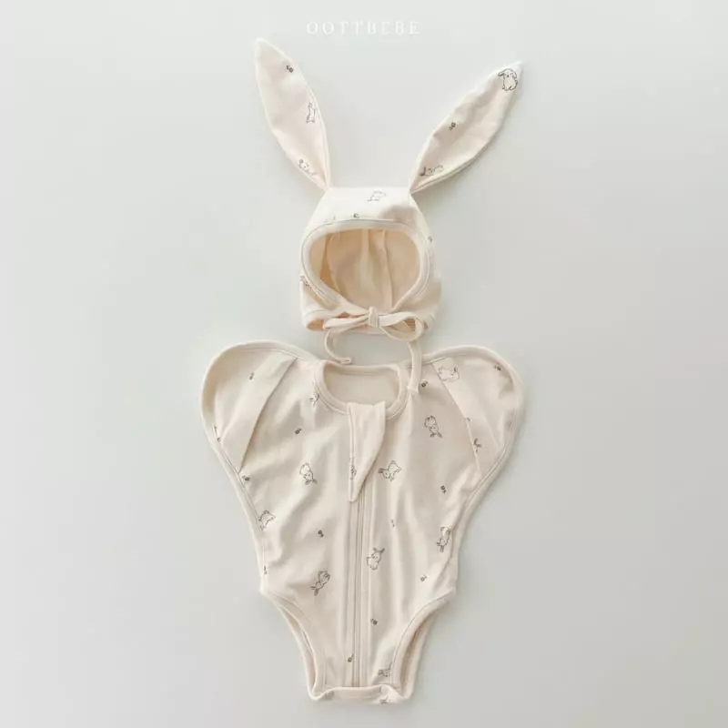 Oott Bebe - Korean Baby Fashion - #babyoninstagram - Rabbit Bodysuit - 7