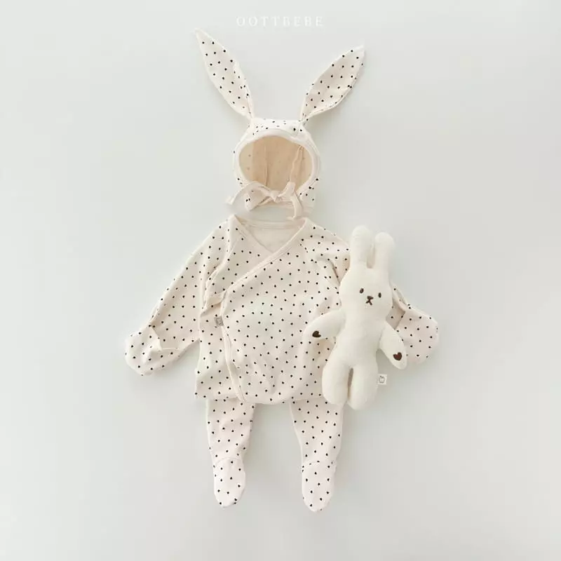 Oott Bebe - Korean Baby Fashion - #babylifestyle - Rabbit Bonnet - 4