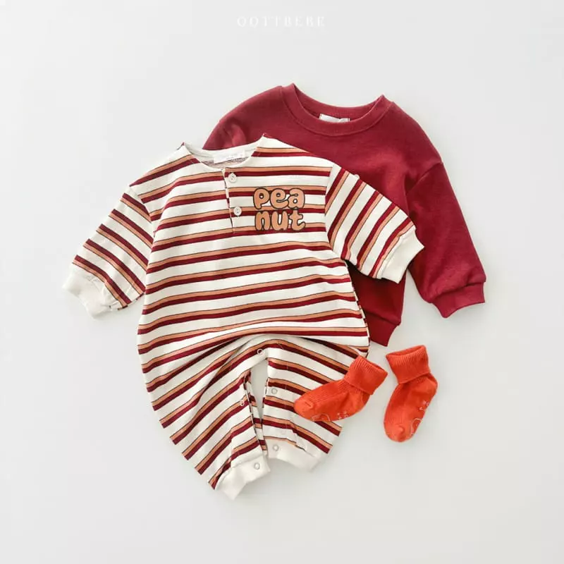 Oott Bebe - Korean Baby Fashion - #babyoninstagram - Peanut Bodysuit - 6
