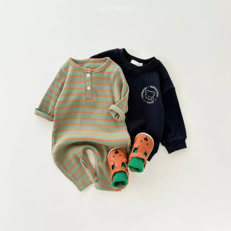 Oott Bebe - Korean Baby Fashion - #babyootd - Honey Butter Bodysuit - 8