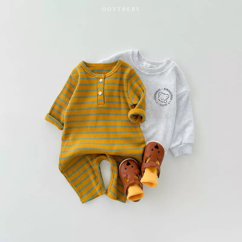 Oott Bebe - Korean Baby Fashion - #babyoutfit - Honey Butter Bodysuit - 10