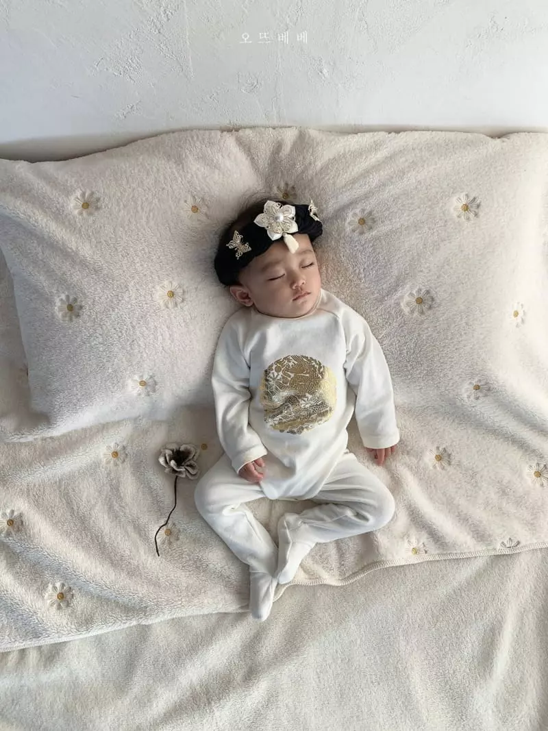 Oott Bebe - Korean Baby Fashion - #babywear - Hanbok Bodysuit Set - 4