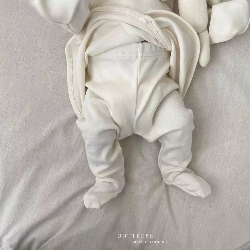 Oott Bebe - Korean Baby Fashion - #onlinebabyshop - Organic Foot Leggings Mesh - 6