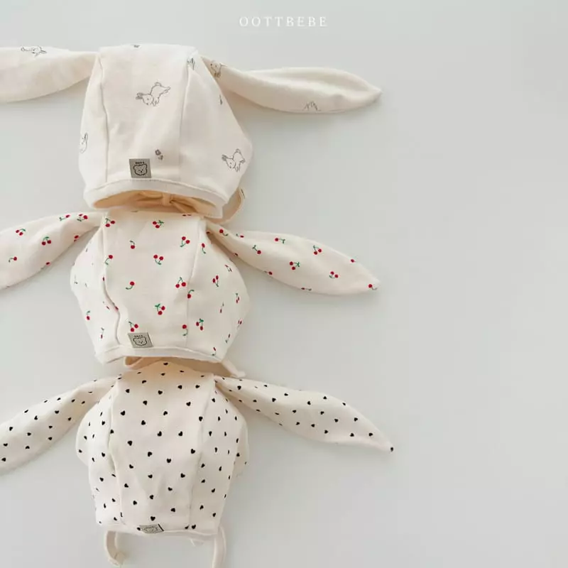 Oott Bebe - Korean Baby Fashion - #onlinebabyshop - Rabbit Bonnet - 10