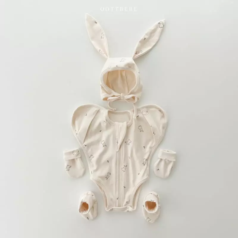 Oott Bebe - Korean Baby Fashion - #onlinebabyshop - Rabbit Wrap Foot Hand - 9