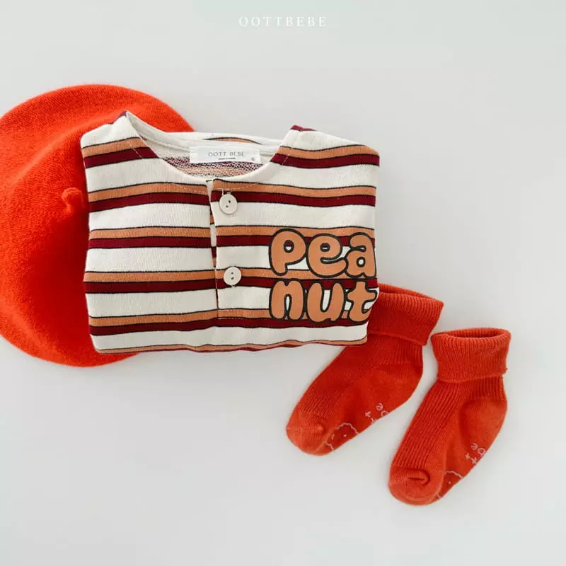 Oott Bebe - Korean Baby Fashion - #onlinebabyshop - Peanut Bodysuit - 12
