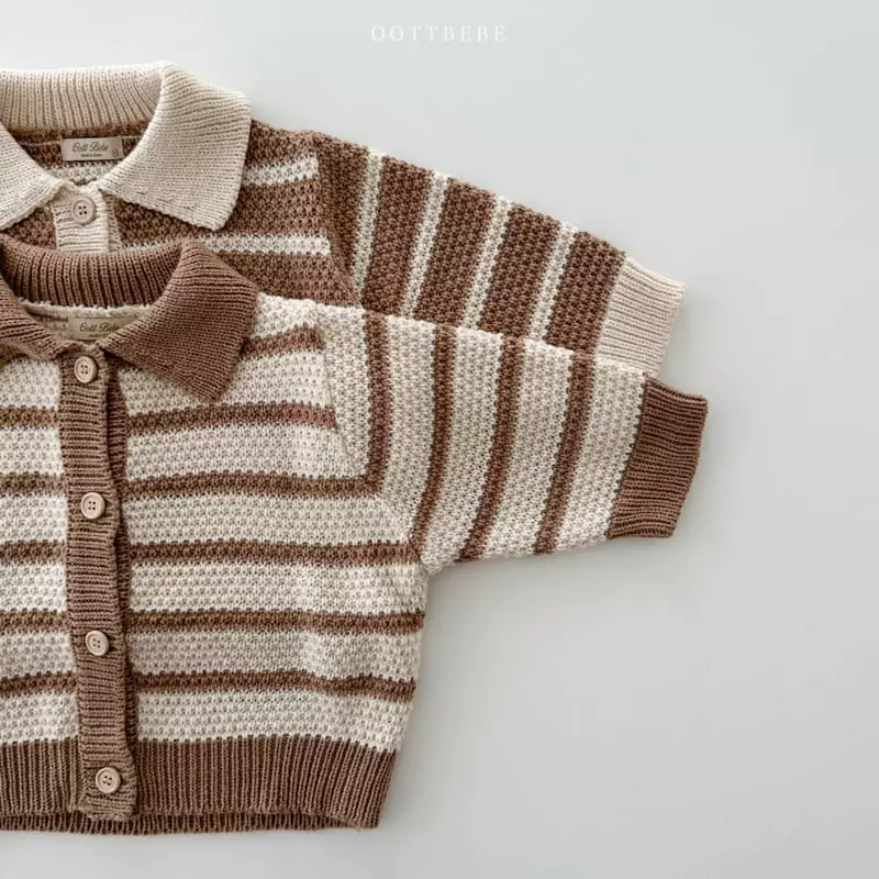 Oott Bebe - Korean Children Fashion - #kidzfashiontrend - Mood Knit Cardigan - 4