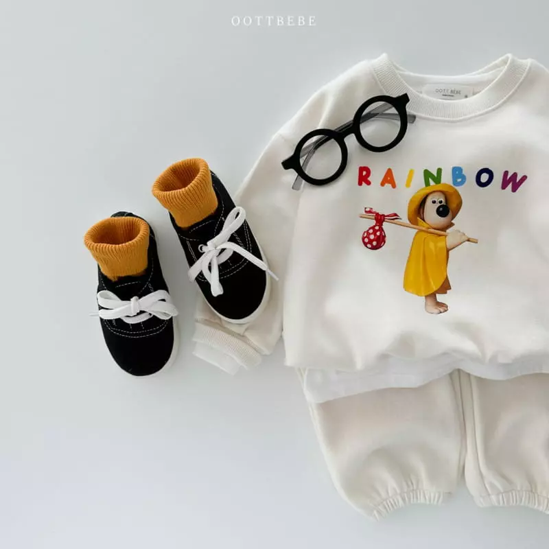 Oott Bebe - Korean Children Fashion - #childofig - Friends Top Bottom Set - 8