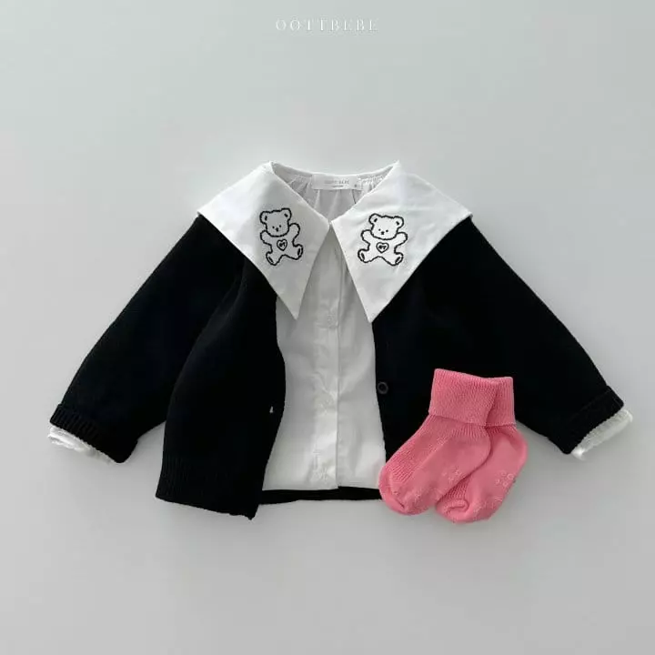 Oott Bebe - Korean Children Fashion - #childrensboutique - Pure Cardigan - 5