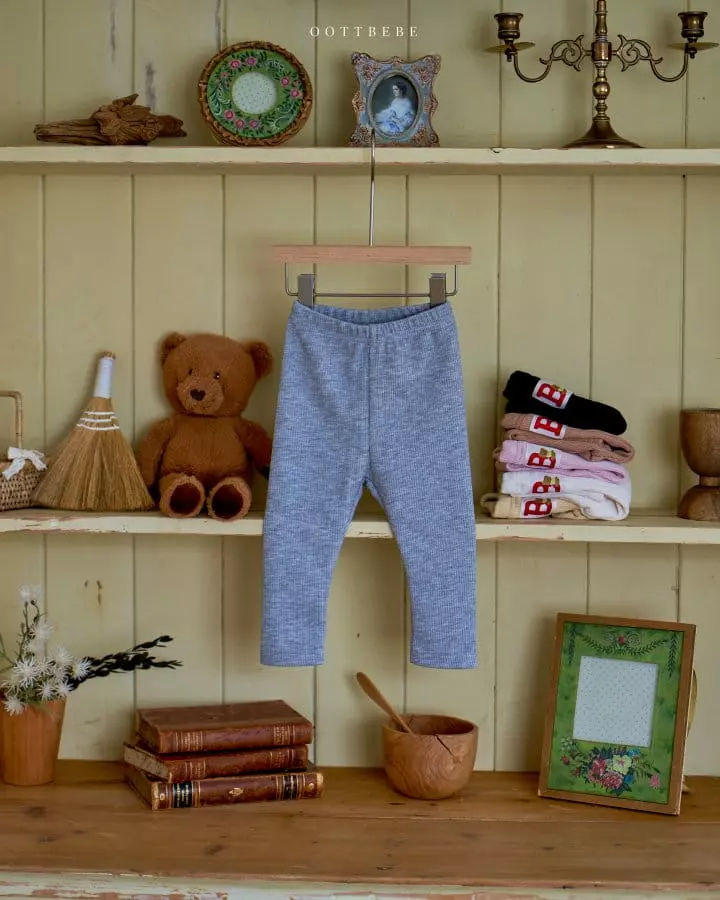 Oott Bebe - Korean Children Fashion - #childrensboutique - Soft Leggings - 5