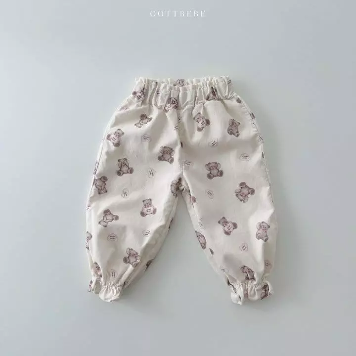 Oott Bebe - Korean Children Fashion - #childrensboutique - BEar Fill Pants