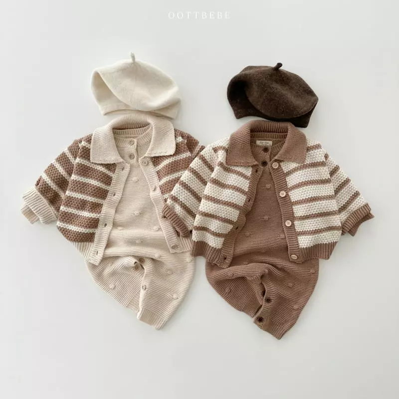 Oott Bebe - Korean Children Fashion - #designkidswear - Mood Knit Cardigan - 12